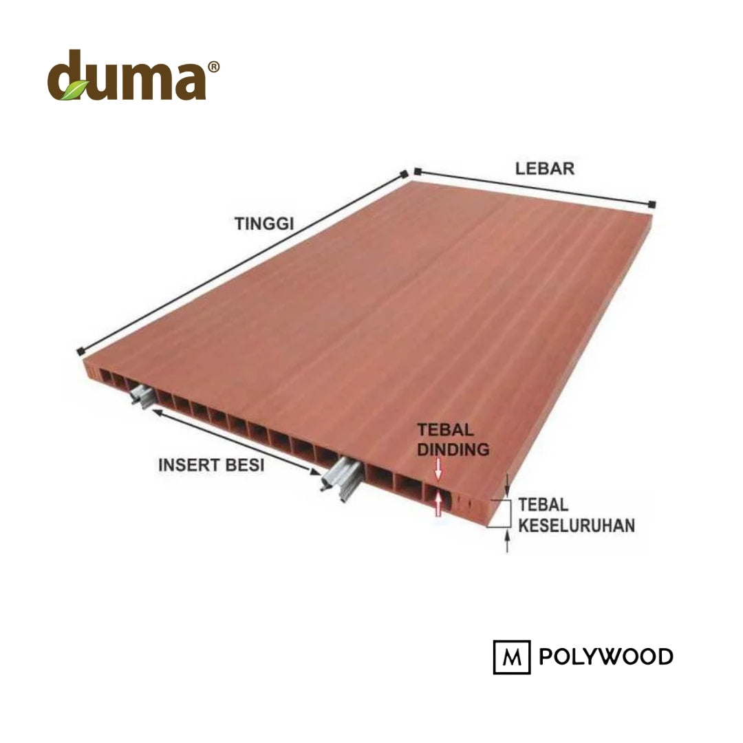 Duma Door 5mm - Lebar 72cm