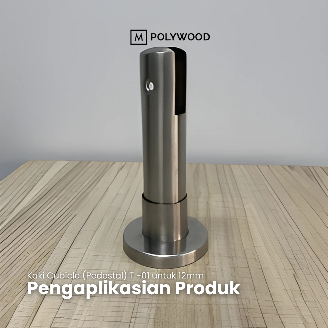 Pedestal / Kaki Cubicle T -01 untuk 12mm