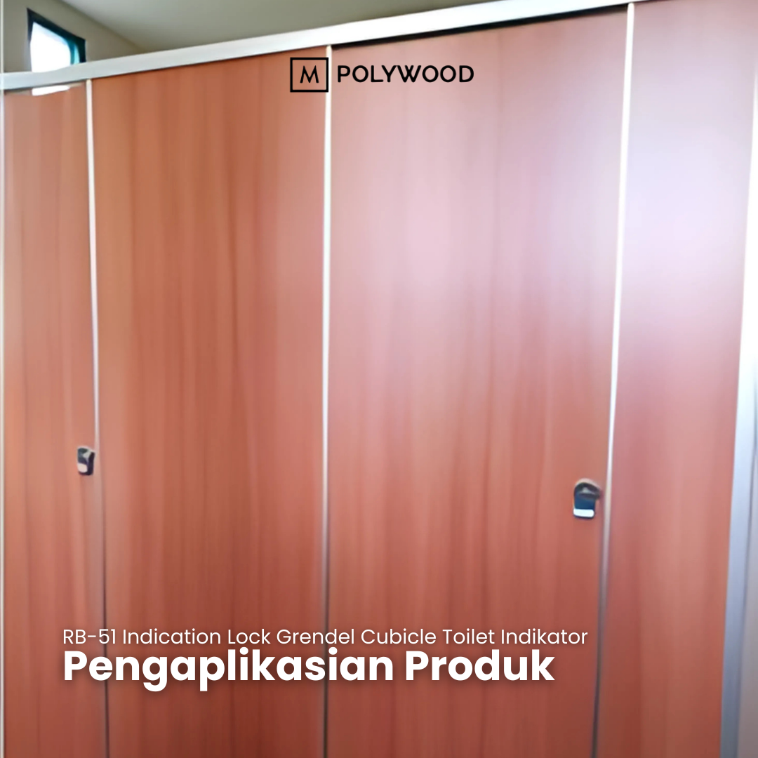 RB-51 Indication Lock Grendel Cubicle Toilet Indikator