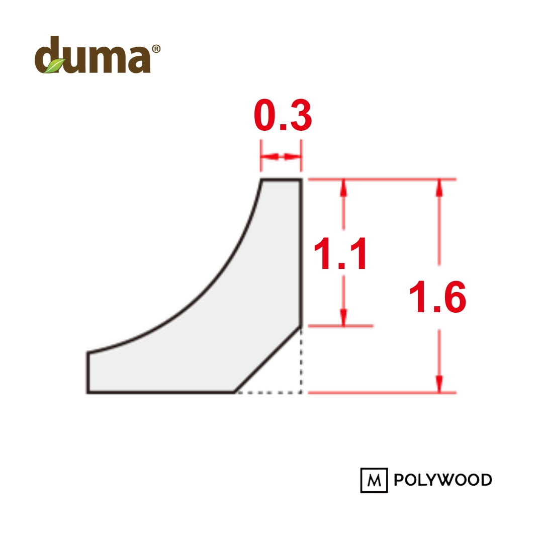 Duma Lis Crescent - DUMA WPC WALL & CEILING PANEL