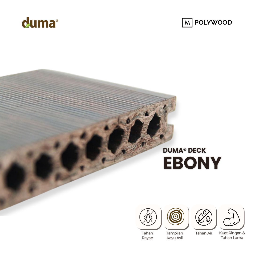 DUMA DECK - WPC DECKING/ FLOORING/ LANTAI KAYU / DECKING KOLAM