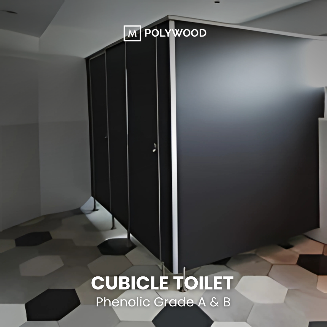 Cubicle Toilet (Bahan Phenolic Grade A & B) dengan Jasa Pemasangan