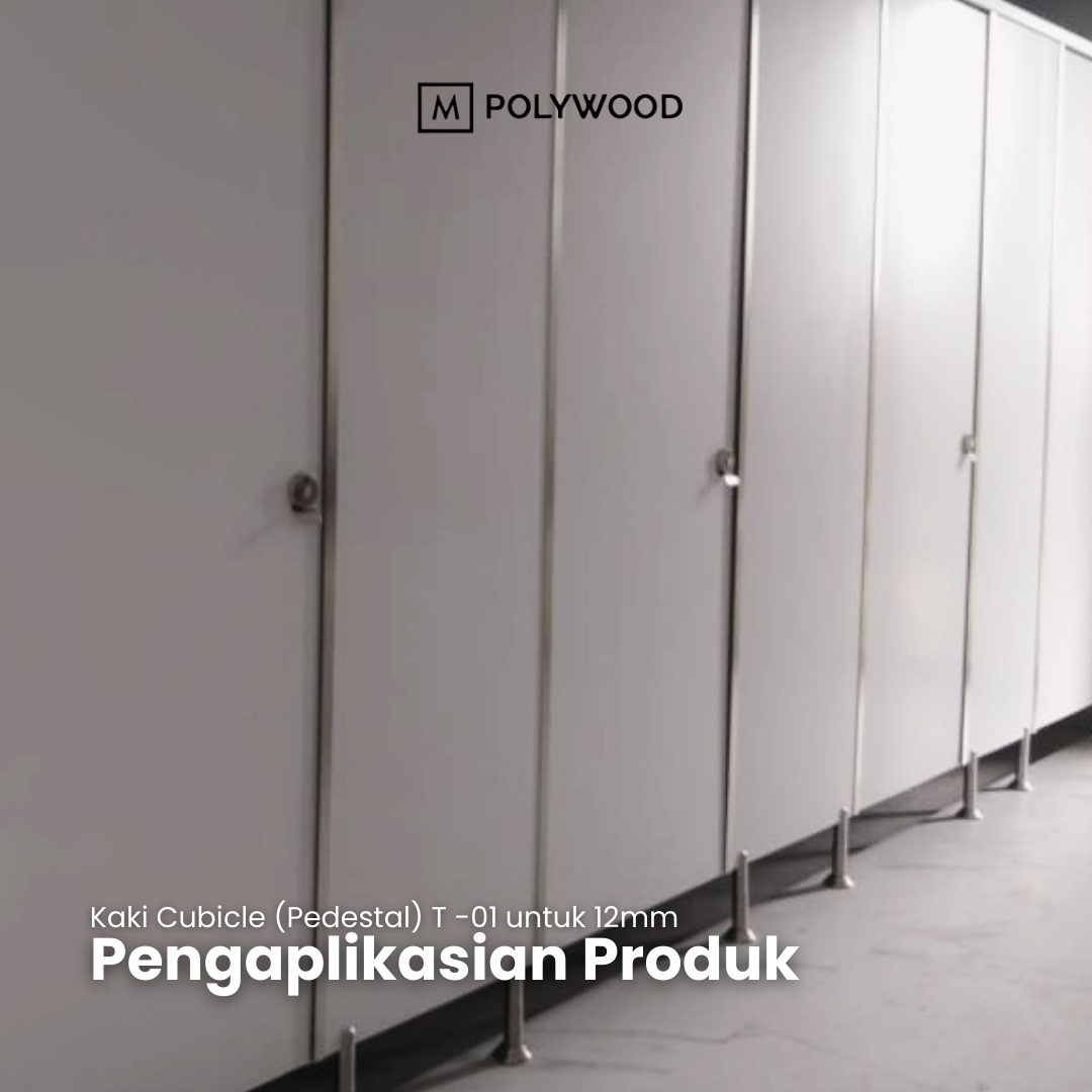 Pedestal / Kaki Cubicle T -01 untuk 12mm
