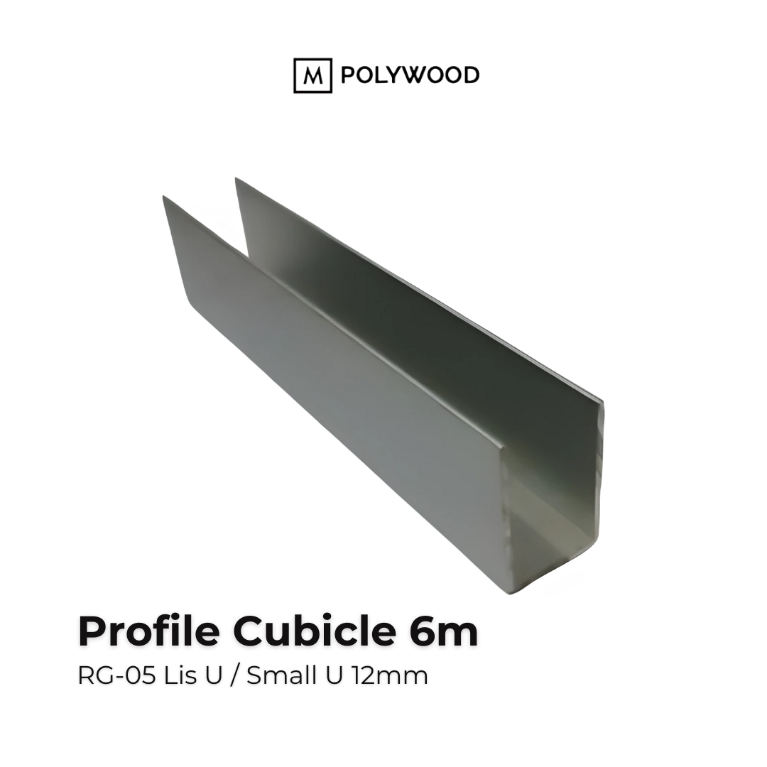 RG-05 Lis U / Small U 12mm Profile Cubicle 6m
