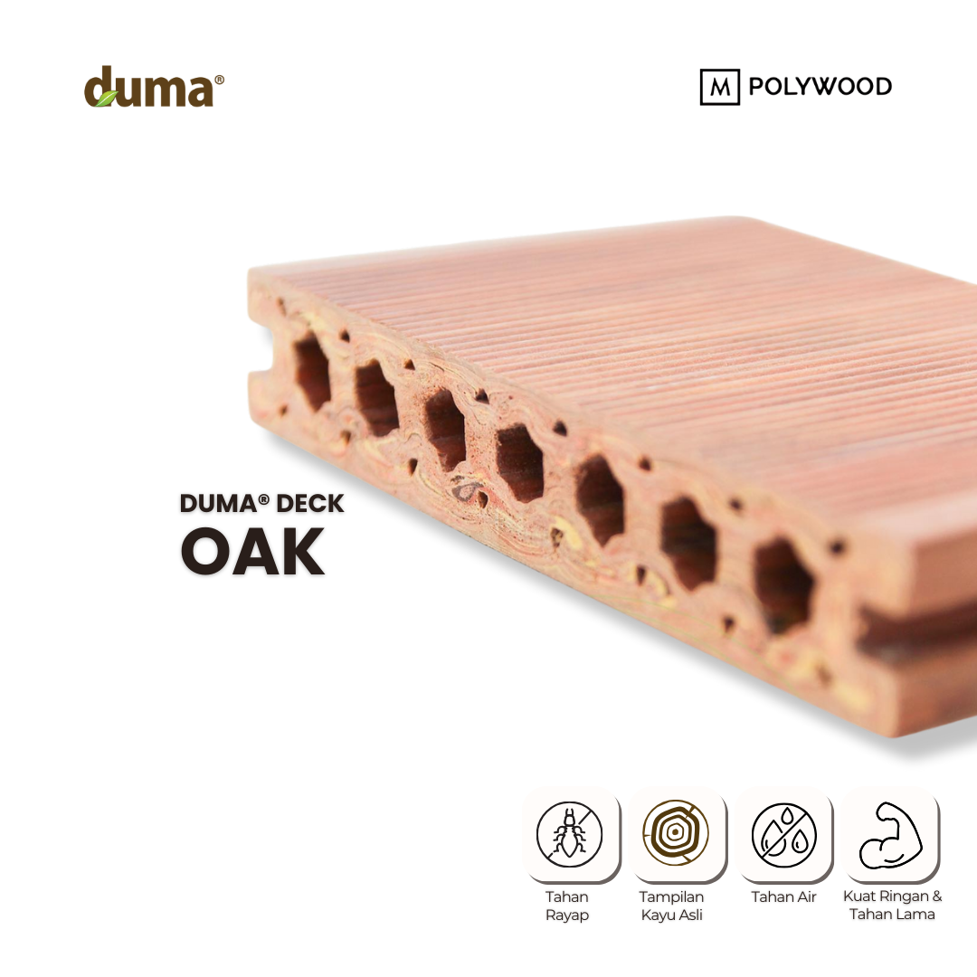 DUMA DECK - WPC DECKING/ FLOORING/ LANTAI KAYU / DECKING KOLAM
