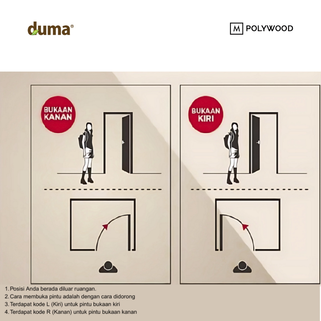 Duma Door 5mm - Lebar 60cm