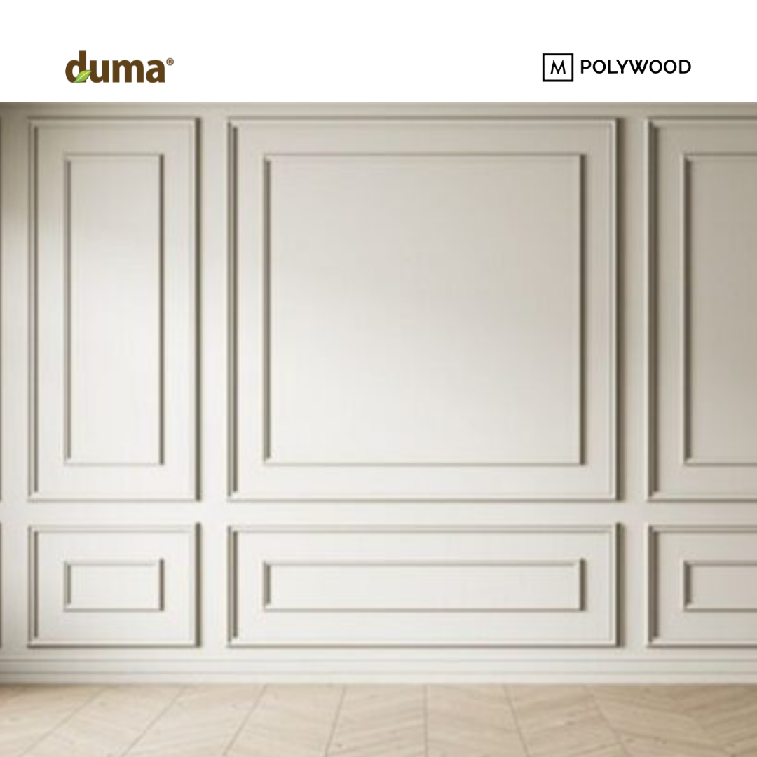 Lis DUMA WPC Click-On Decoratif (60×26) / Lis Dinding / Wallmoulding - DUMA WPC WALL & CEILING PANEL