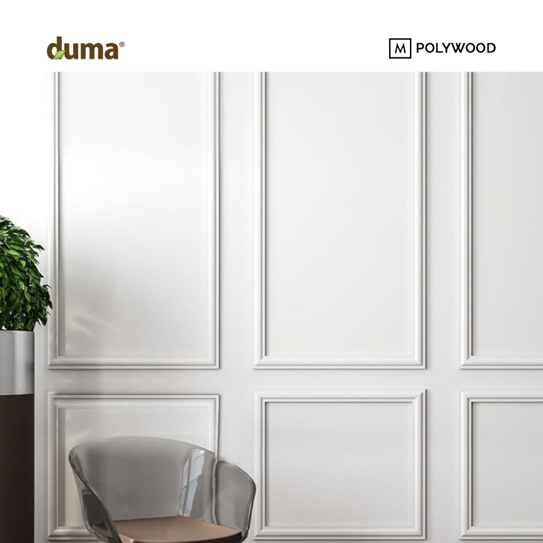 Lis DUMA WPC Click-On Decoratif (60×36) / Lis Dinding / Wallmoulding - DUMA WPC WALL & CEILING PANEL
