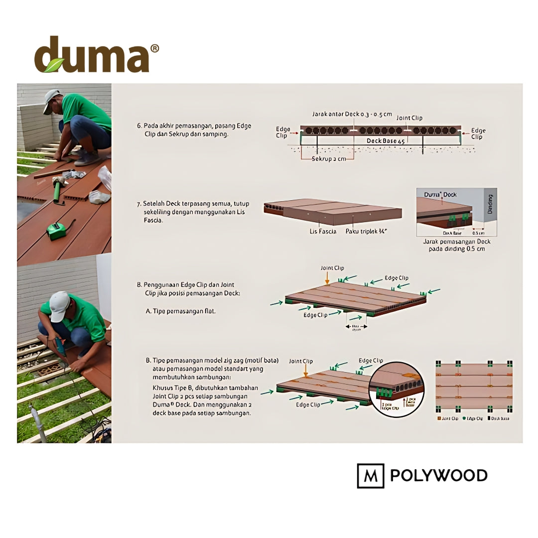 Edge Clip For Duma Deck