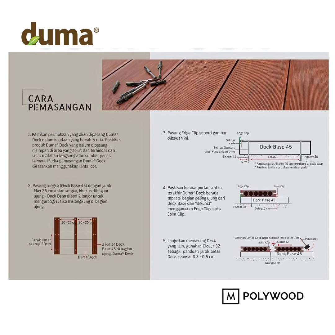 Edge Clip For Duma Deck