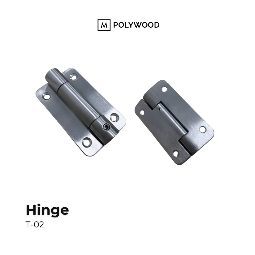 T-02 Hinge (Engsel Pintu) Stainees Steel