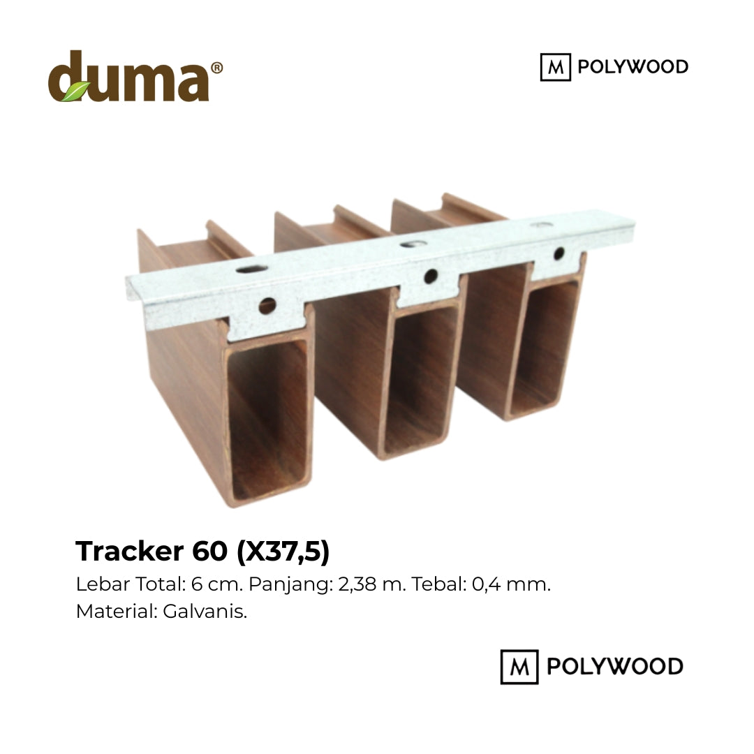 TRACKER 60(X37,5) (Warna Metal) Panjang 2.38m
