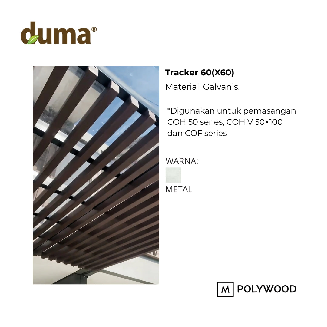 TRACKER X60 (Warna Metal) Panjang 2.38m