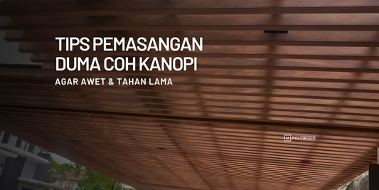 Tips Pemasangan DUMA Click On Hollow (COH) di Area Kanopi agar Awet & Tahan Lama