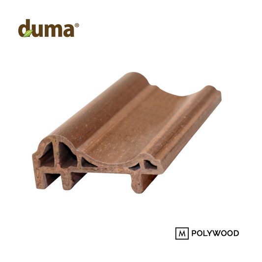 Lis DUMA WPC Click-On Decoratif (60×26) / Lis Dinding / Wallmoulding -  DUMA WPC WALL & CEILING PANEL
