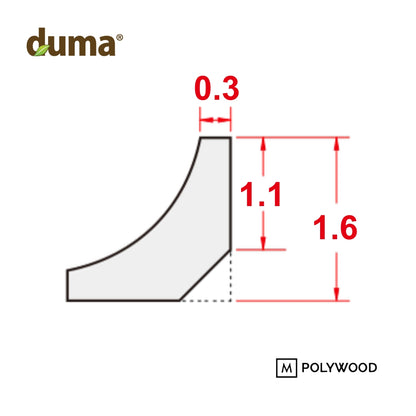 Duma Lis Crescent  - DUMA WPC WALL & CEILING PANEL