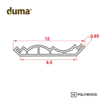 Duma Lis Atas (120x85) - DUMA WPC WALL & CEILING PANEL