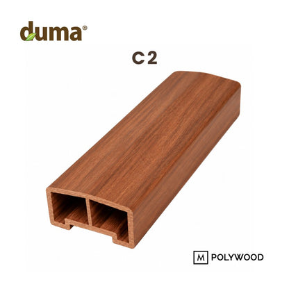 HAND RAIL DUMA® WPC 80x45 Handrail / Railing / Handle / Pegangan Tangan Tangga WPC