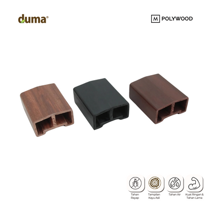 DUMA WPC HAND RAIL 80x45 Handrail / Railing / Handle / Pegangan Tangan Tangga WPC
