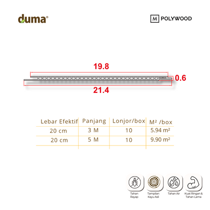 DUMA NEO MODERN - DUMA WPC WALL & CEILING PANEL