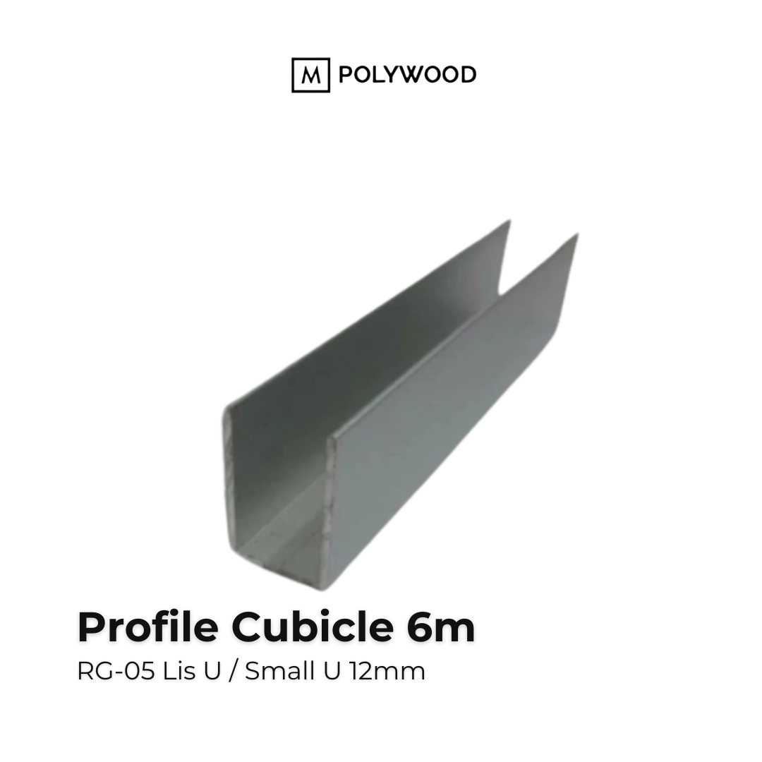 RG-05 Lis U / Small U 12mm Profile Cubicle 6m