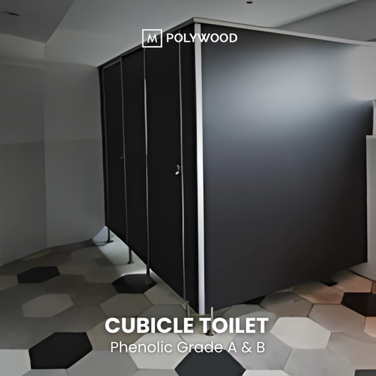 Cubicle Toilet (Bahan Phenolic Grade A & B) dengan Jasa Pemasangan