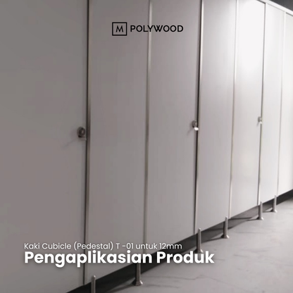 Pedestal / Kaki Cubicle T -01 untuk 12mm
