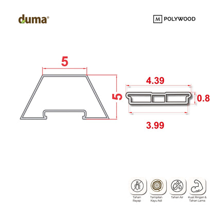 DUMA WPC COH TRAP 50x50