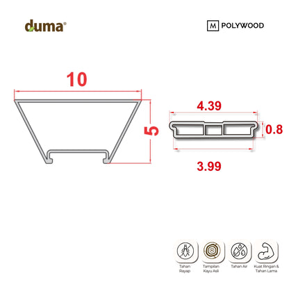 DUMA WPC COH TRAP 100x50