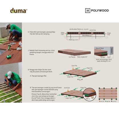 DUMA DECK - WPC DECKING/ FLOORING/ WOODEN FLOOR / POOL DECKING