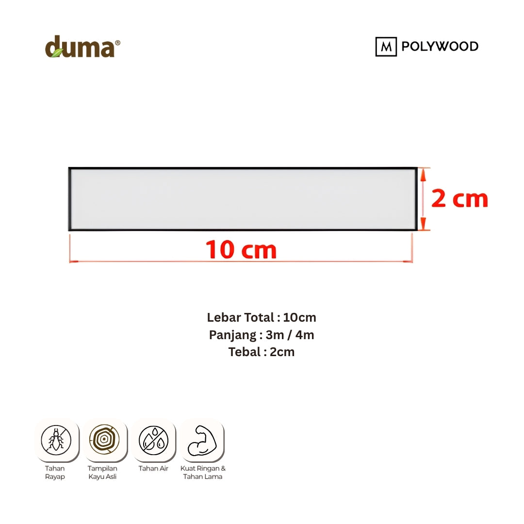 DUMA XTC 实心板 - WPC 板 SP 96x17