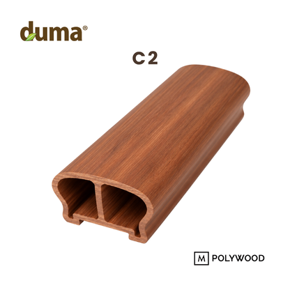 DUMA WPC HAND RAIL 80x50 Handrail / Railing / Handle / Pegangan Tangan Tangga WPC