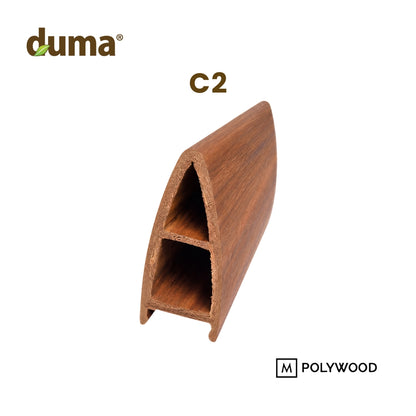 DUMA WPC COH V 34x75 / CLICK ON HOLLOW V