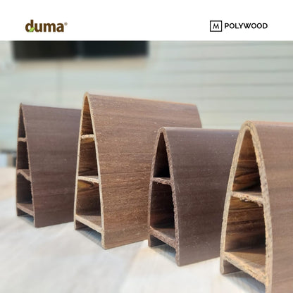 DUMA WPC COH V 34x75 / CLICK ON HOLLOW V