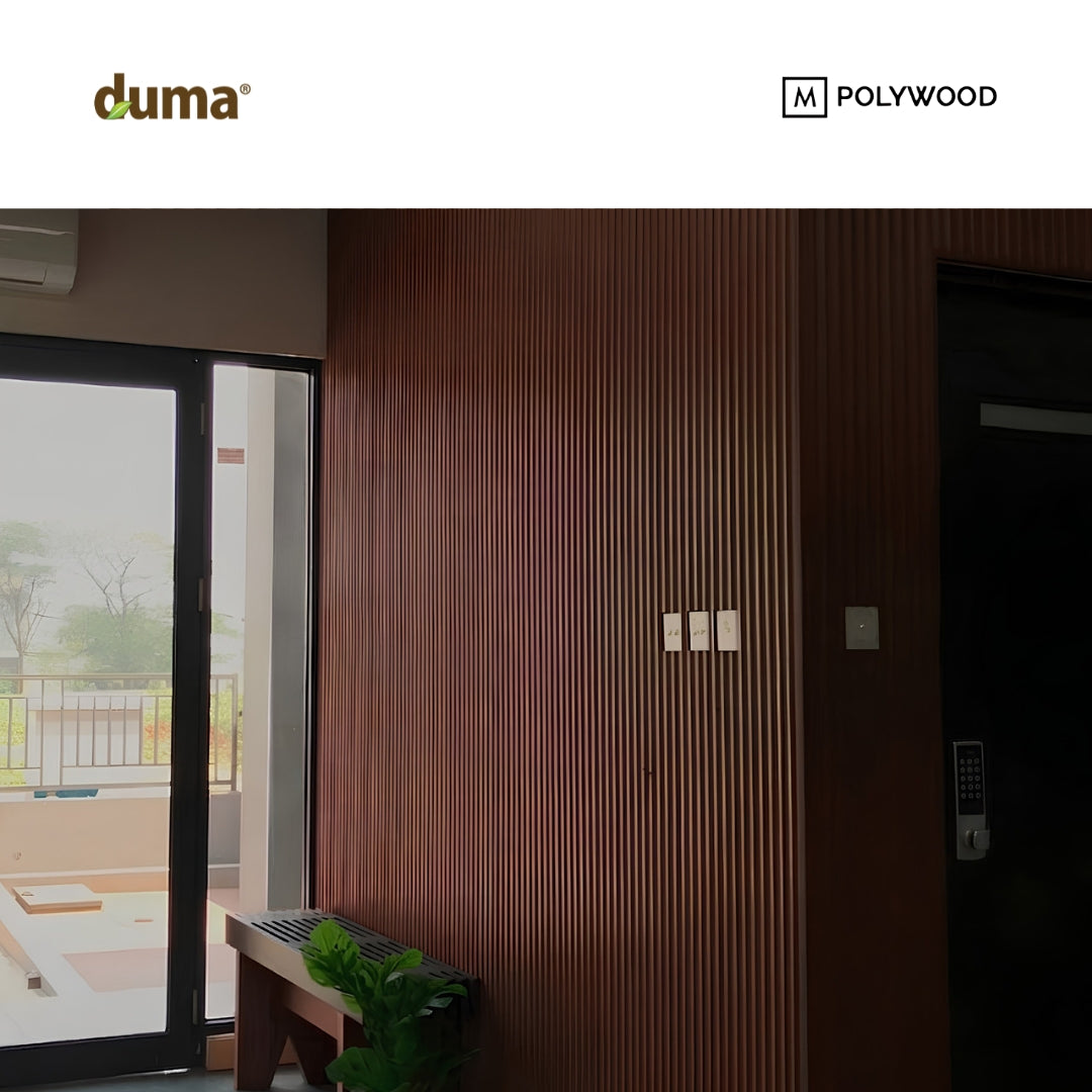 DUMA CONTEMPO CONCAVE 11x26x150 - DUMA WPC WALL &amp; CEILING PANEL