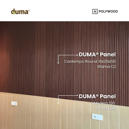 DUMA CONTEMPO ROUND 15x20x156 - DUMA WPC WALL &amp; CEILING PANEL