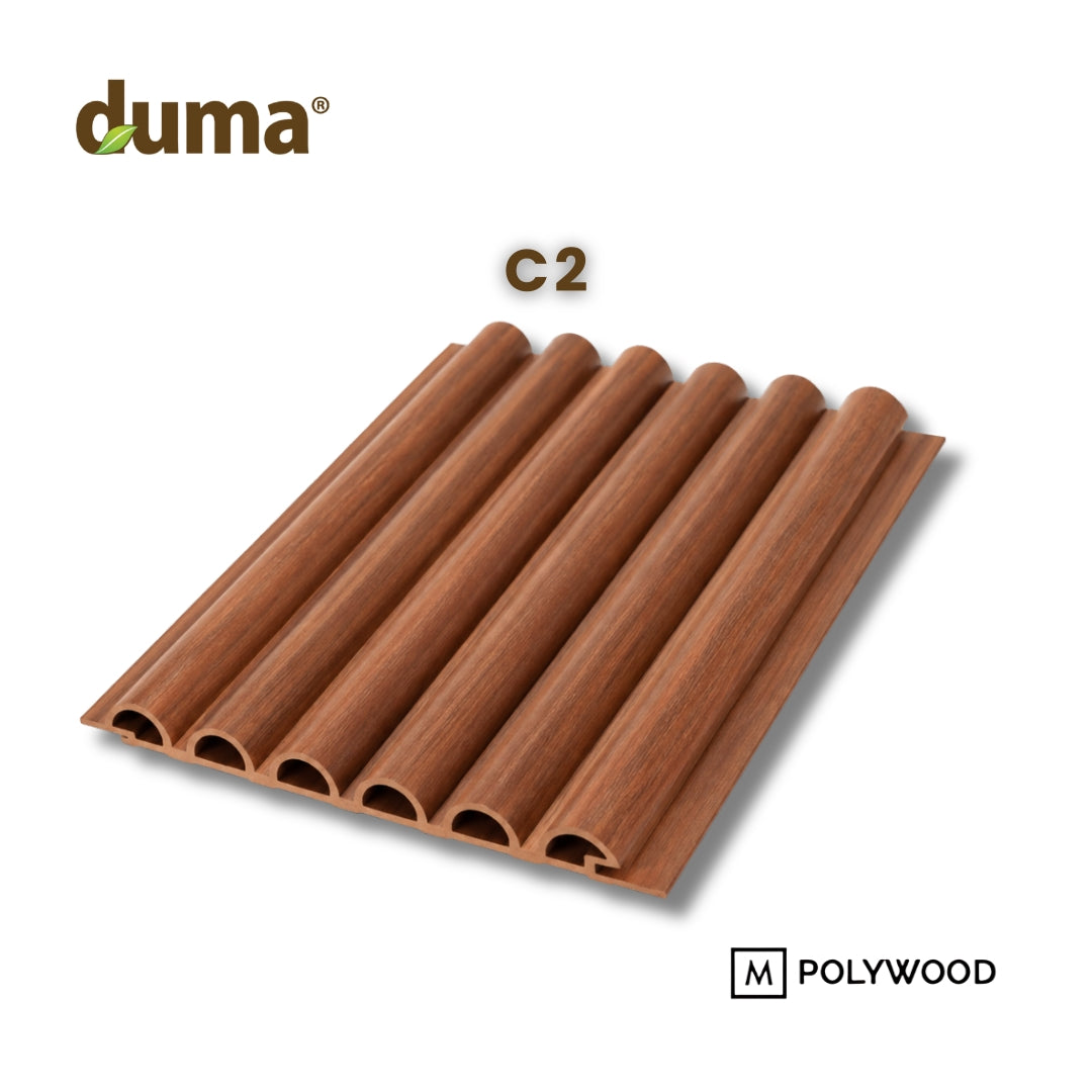 DUMA CONTEMPO ROUND 15x20x156 - DUMA WPC WALL &amp; CEILING PANEL