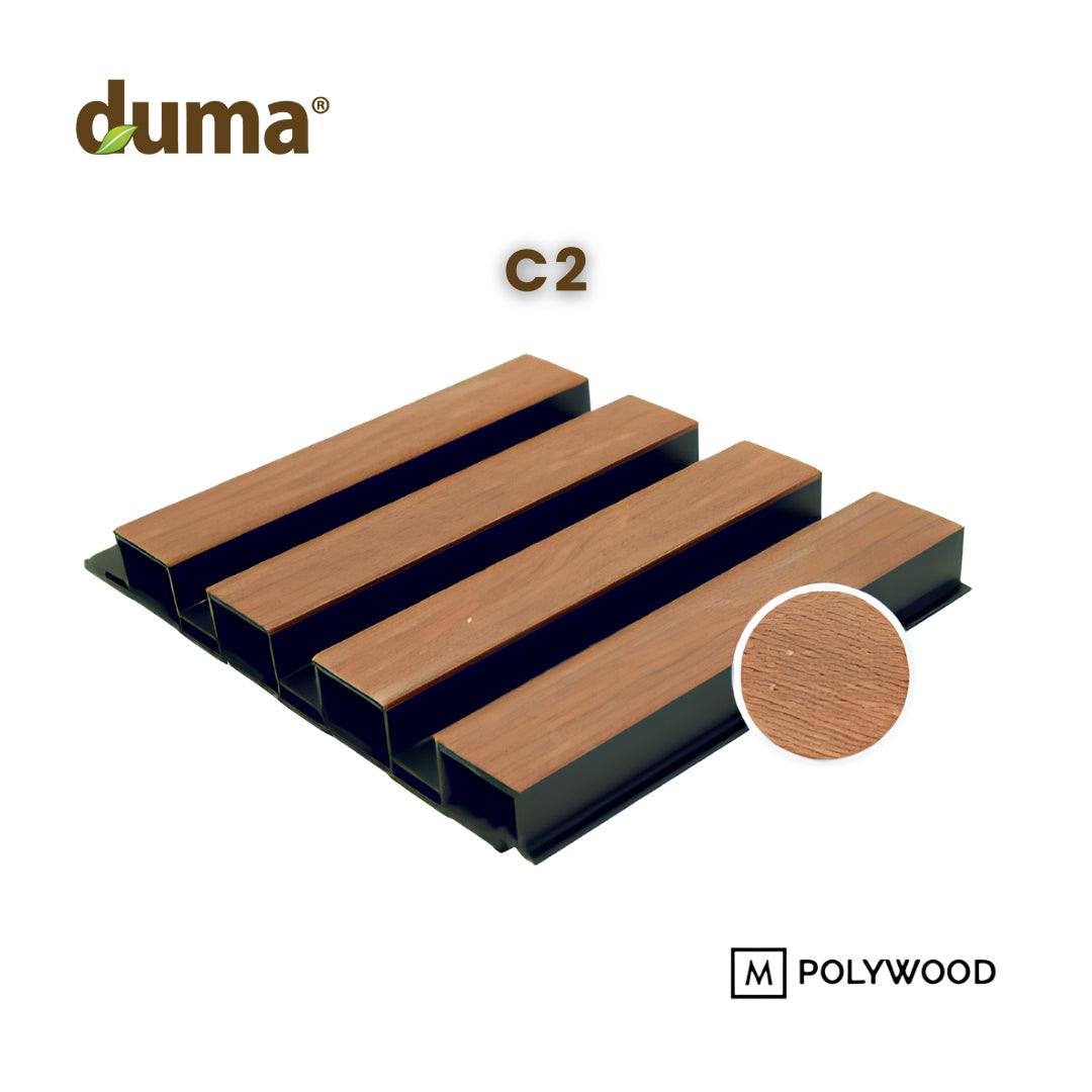 DUMA CONTEMPO 18x12x200 - WPC WALL &amp; CEILING PANEL