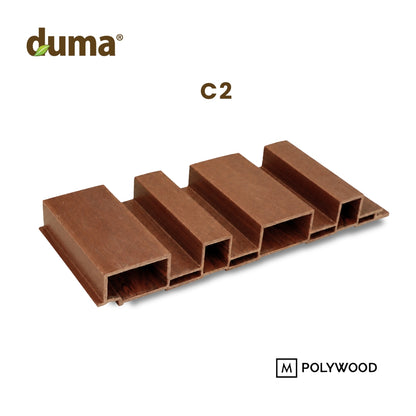 DUMA CONTEMPO 18x12x200 - WPC WALL &amp; CEILING PANEL