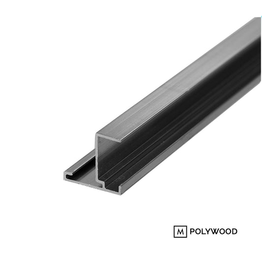 RG-14 Door Jamb Stopper 12mm - Warna Silver Aluminium