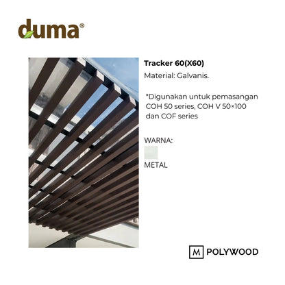 TRACKER  X60 (Warna Metal) Panjang 2.38m